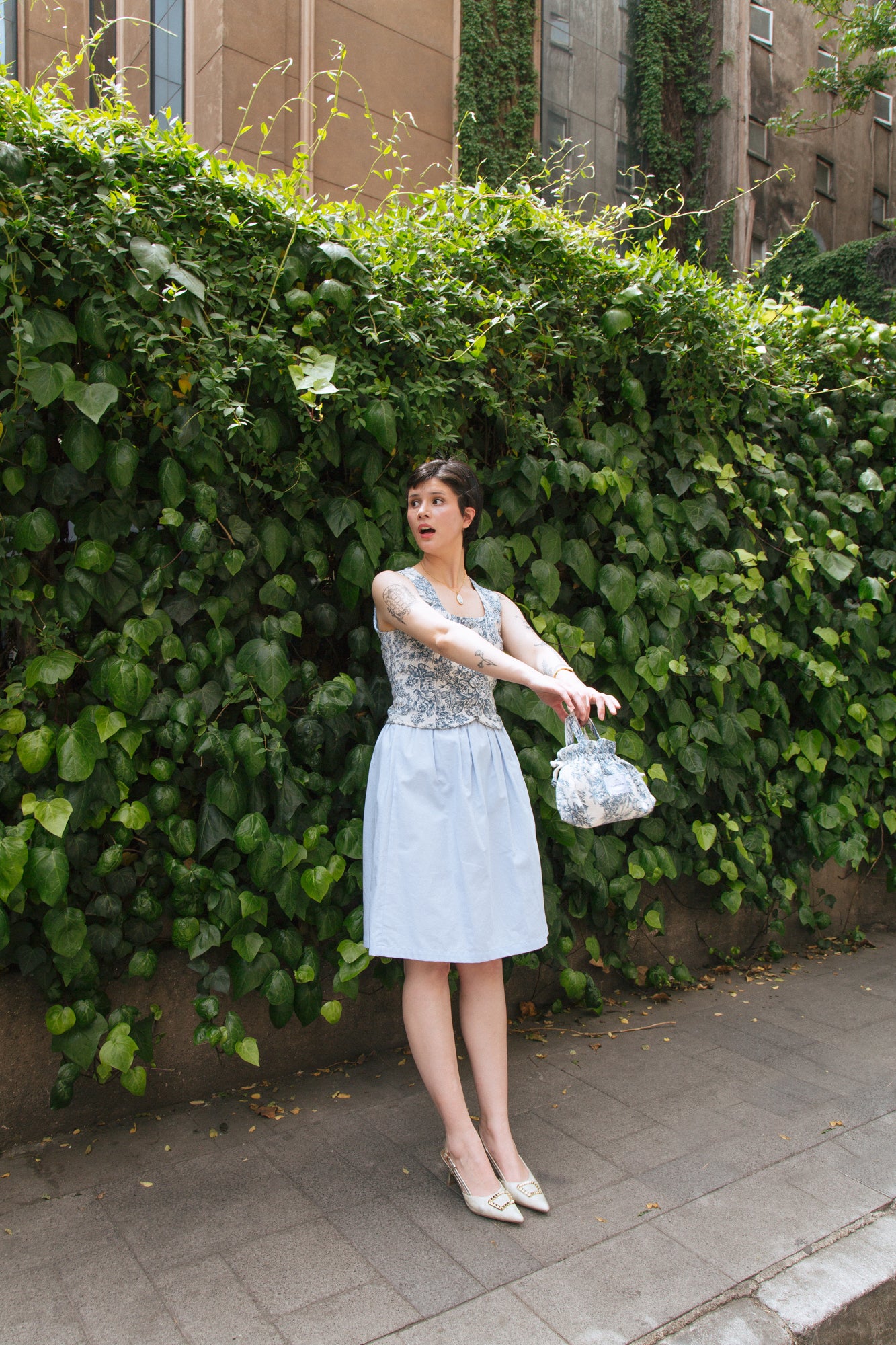 Vest Julieta toile de jouy - PRE ORDER