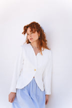 Blazer Fiorella blanco - PRE ORDER