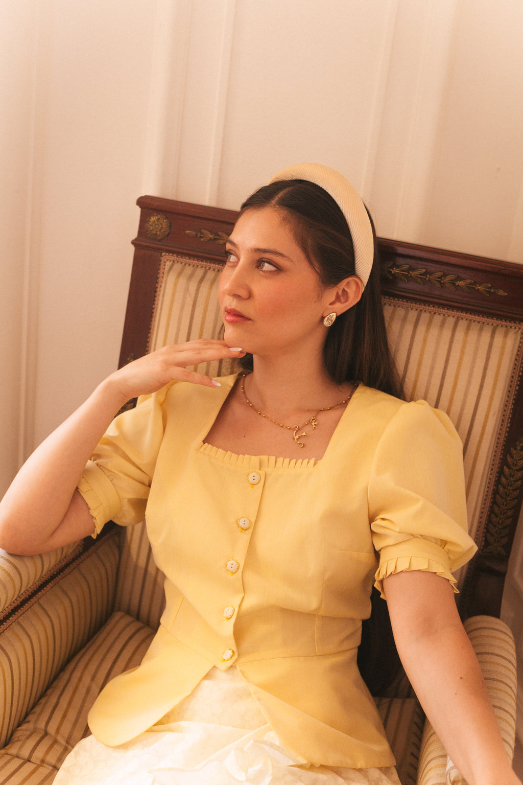 Blusa Liz amarilla - PRE ORDER