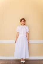 Falda Maxi Lauri blanco - PRE ORDER