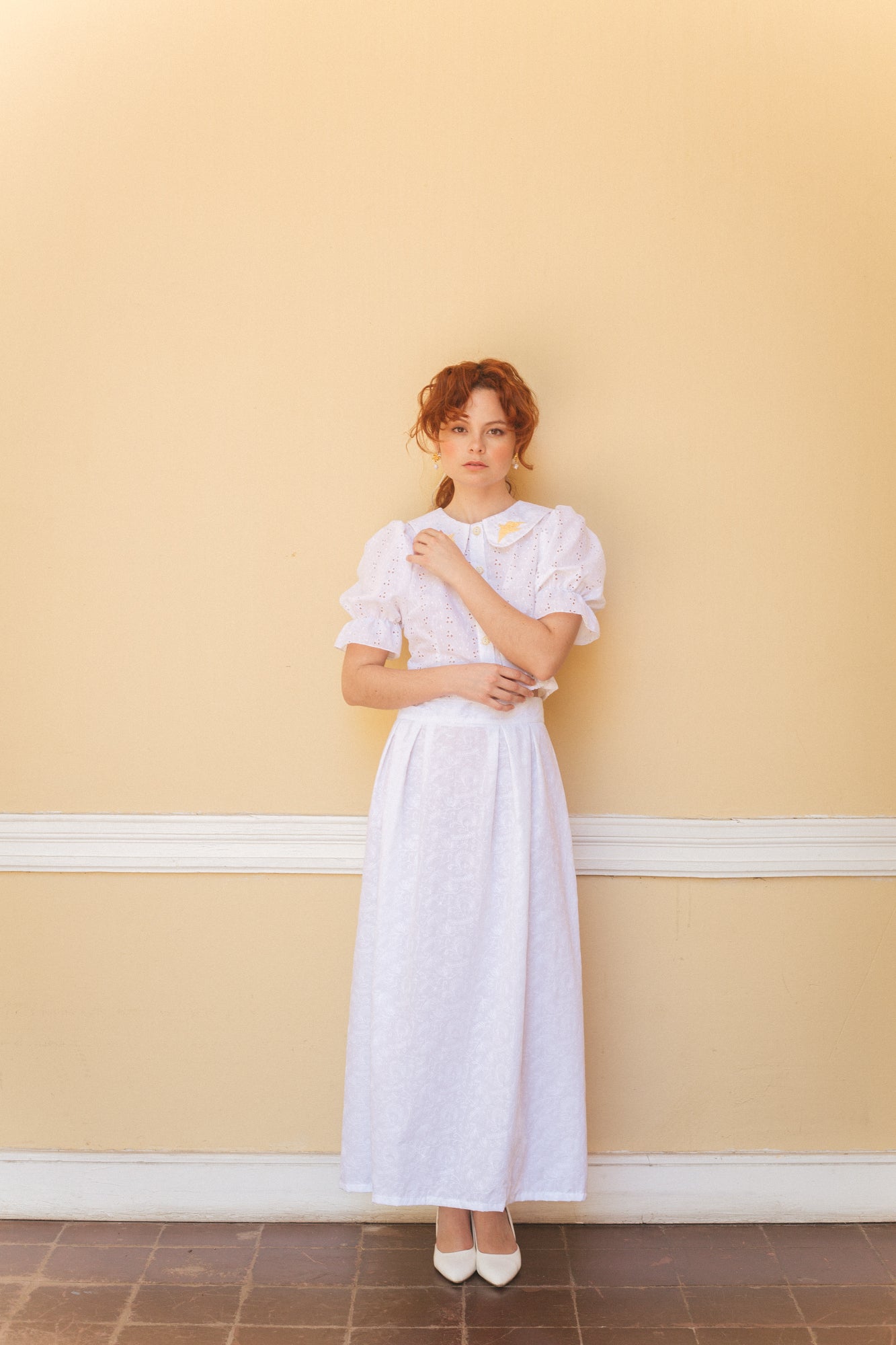 Falda Maxi Lauri blanco - PRE ORDER