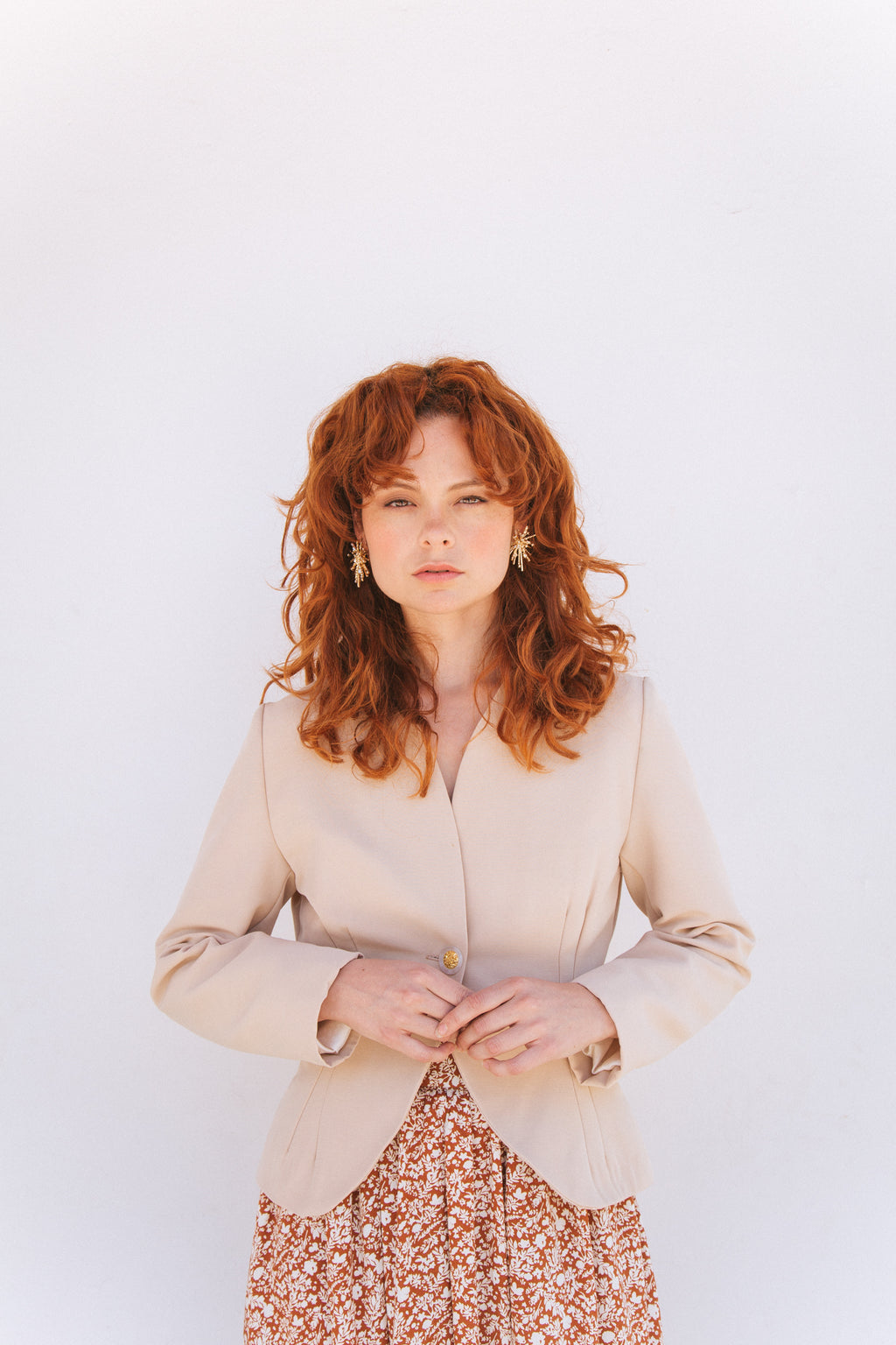 Blazer Fiorella beige - PRE ORDER