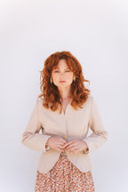 Blazer Fiorella beige - PRE ORDER