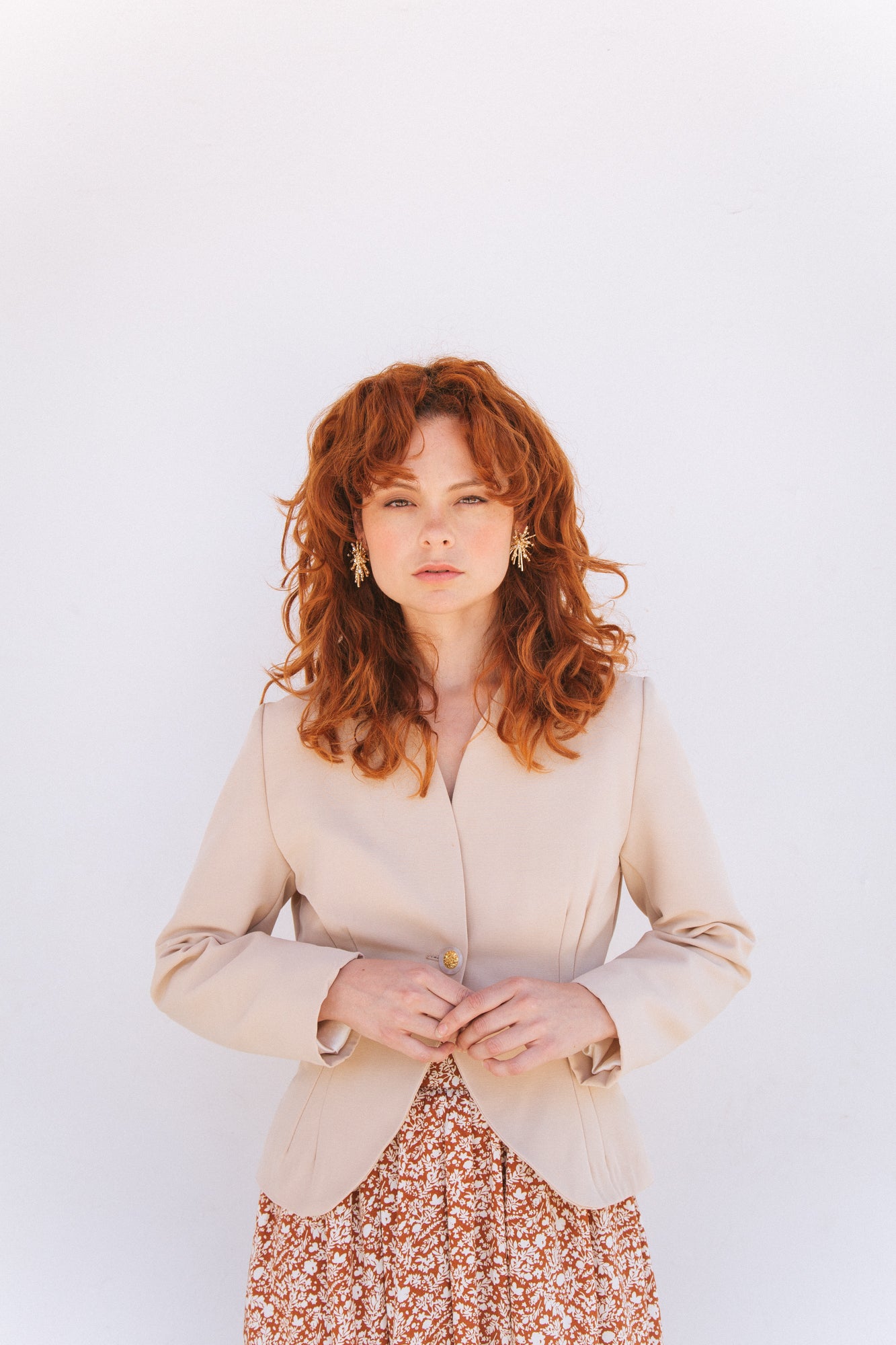 Blazer Fiorella beige - PRE ORDER