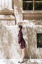 Mini Falda Catalina uva - PRE ORDER