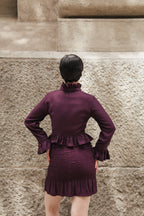 Mini Falda Catalina uva - PRE ORDER