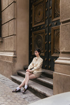 Blusa Dorothea mantequilla - PRE ORDER