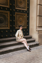 Mini Falda Josefa cuadrille