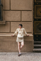 Blusa Dorothea mantequilla - PRE ORDER