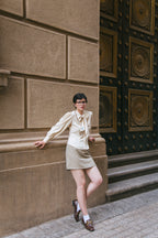 Blusa Dorothea mantequilla - PRE ORDER