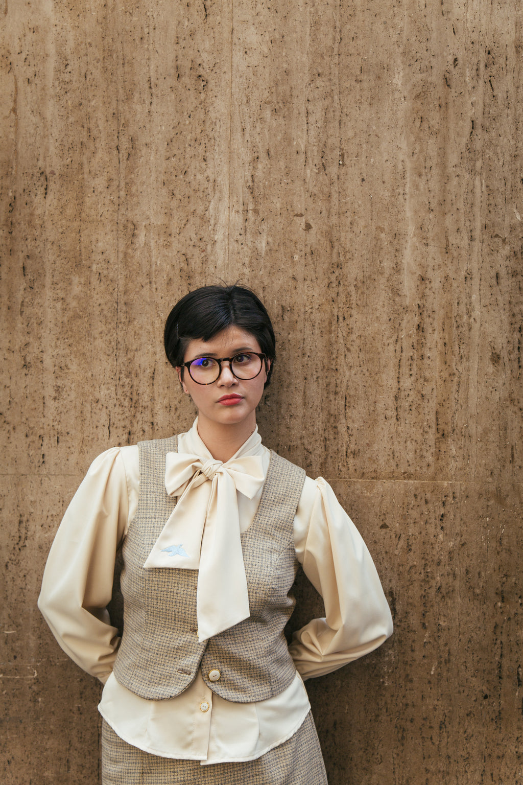 Vest Julieta cuadrille