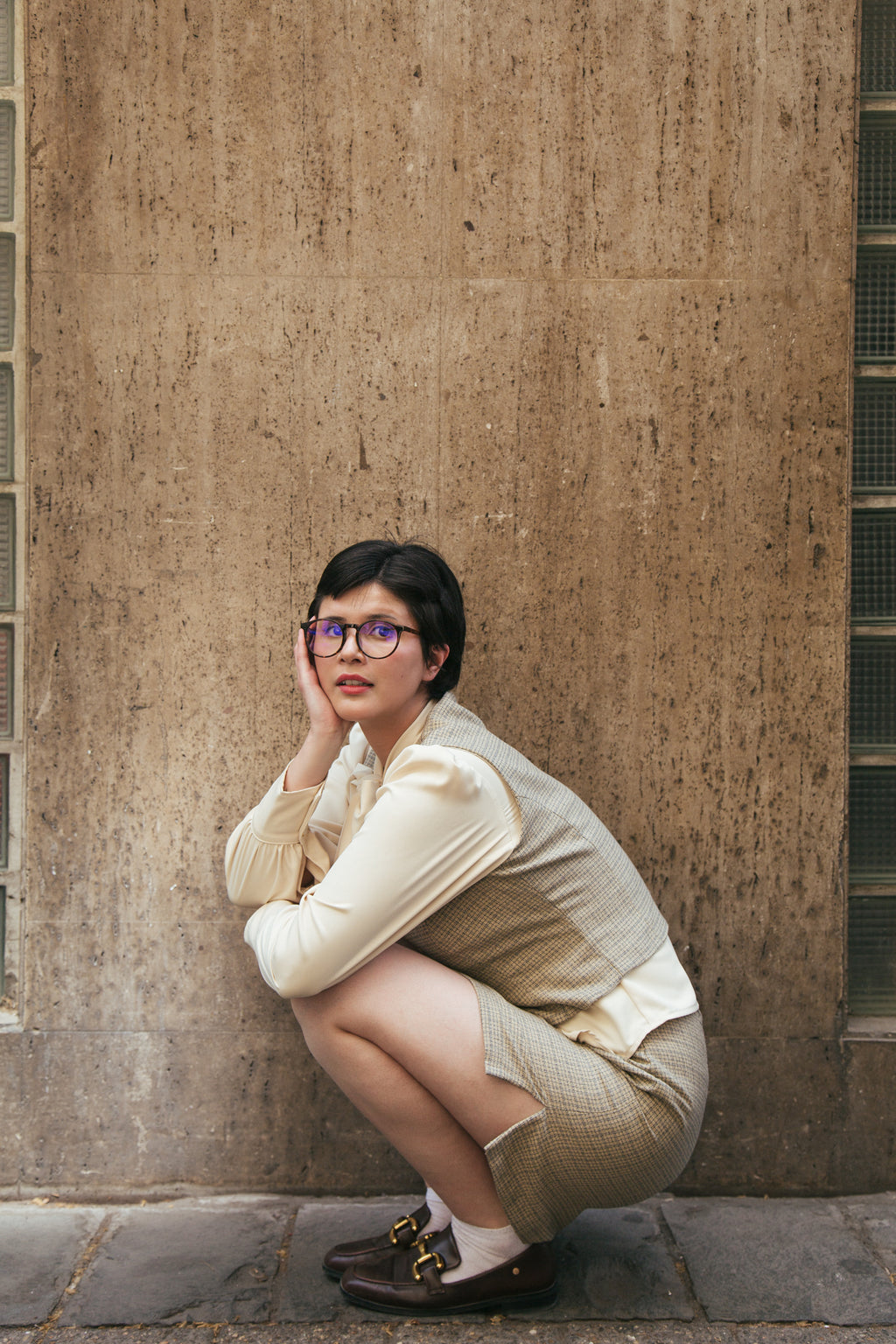 Vest Julieta cuadrille