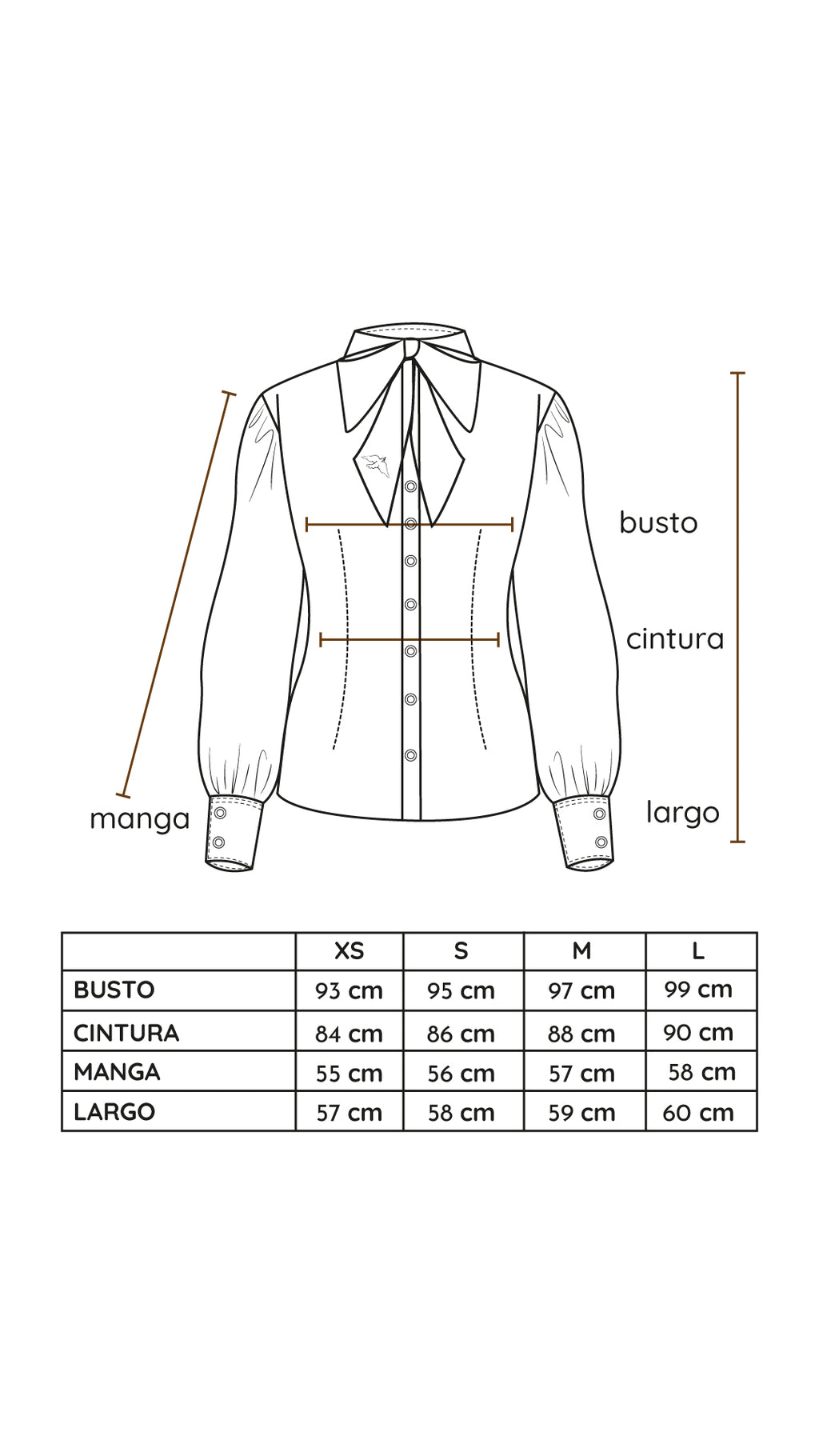 Blusa Dorothea negro