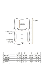 Vest Julieta toile de jouy - PRE ORDER